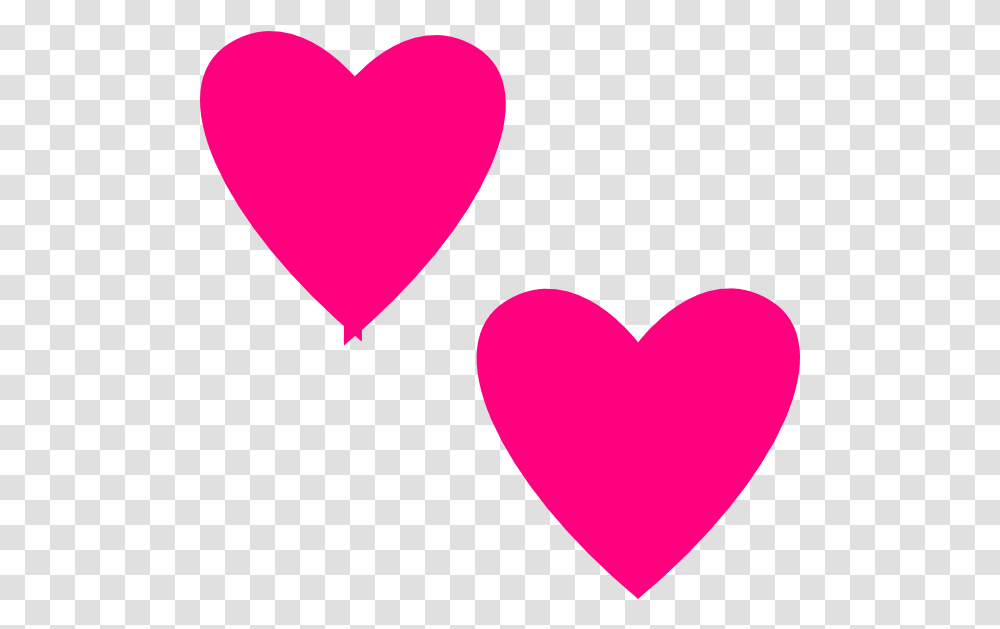 Hot Pink Heart Image Hot Pink Heart, Cushion Transparent Png