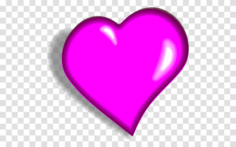 Hot Pink Heart Picture Heart Clip Art, Balloon Transparent Png