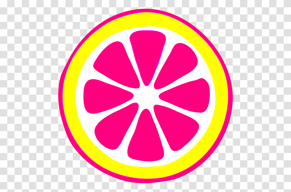 Hot Pink Lemon Slice Clip Art, Citrus Fruit, Plant, Food, Grapefruit Transparent Png