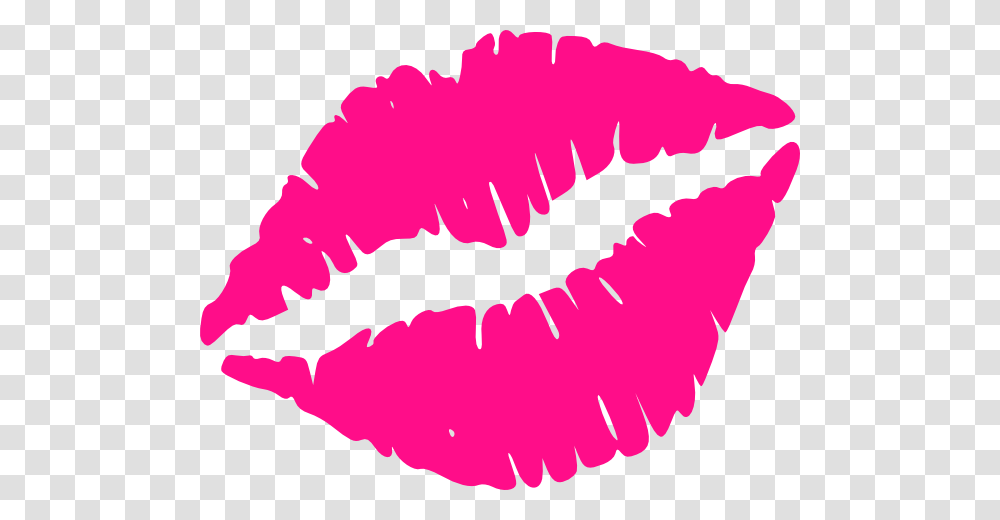 Hot Pink Lips Clip Art, Mouth, Teeth, Tongue Transparent Png