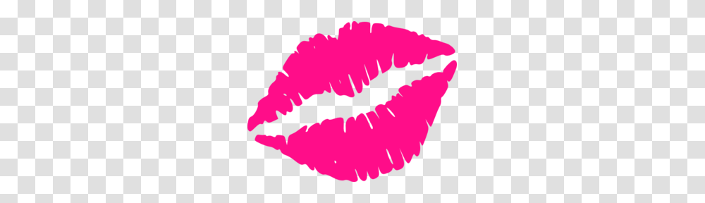 Hot Pink Lips Clip Art, Person, Mouth, Label Transparent Png