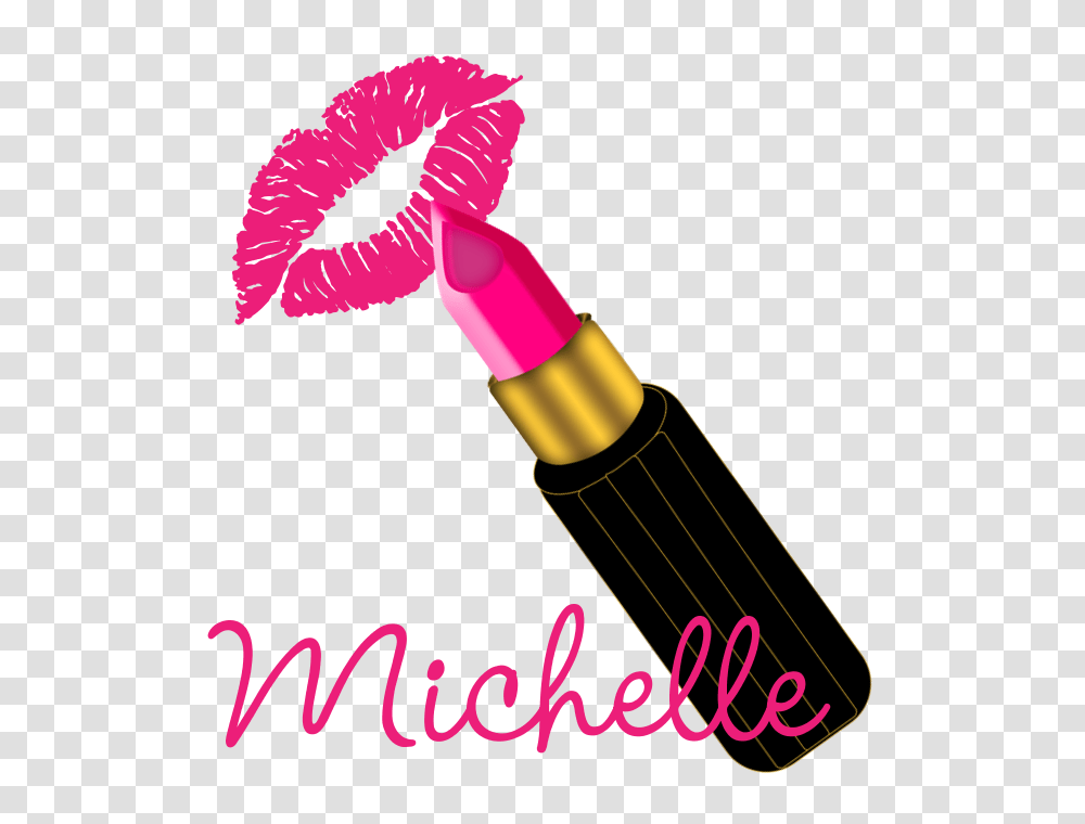 Hot Pink Lips N Lipstick Name Shot Glass, Cosmetics Transparent Png