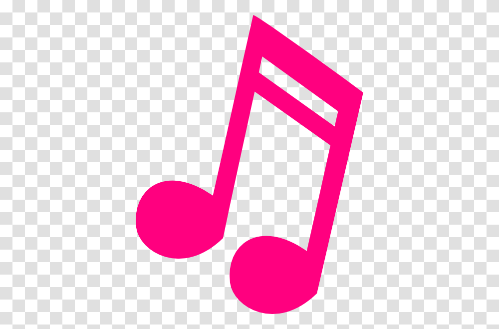 Hot Pink Music Note Clip Art, Logo, Trademark Transparent Png