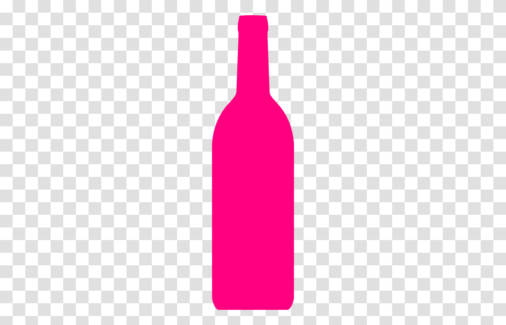 Hot Pink Wine Bottle Clip Art, Logo, Trademark, Oval Transparent Png