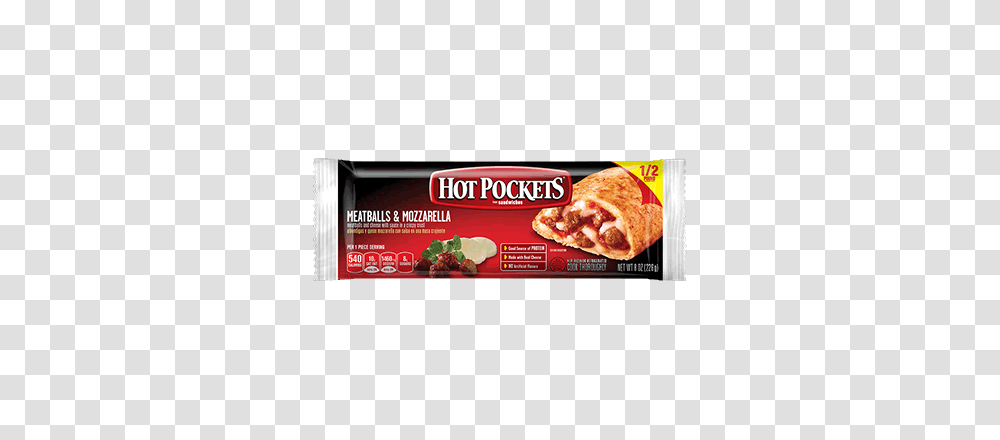 Hot Pockets Meatballs And Mozzarella X Ounces Hot Pockets, Food, Dessert, Menu Transparent Png