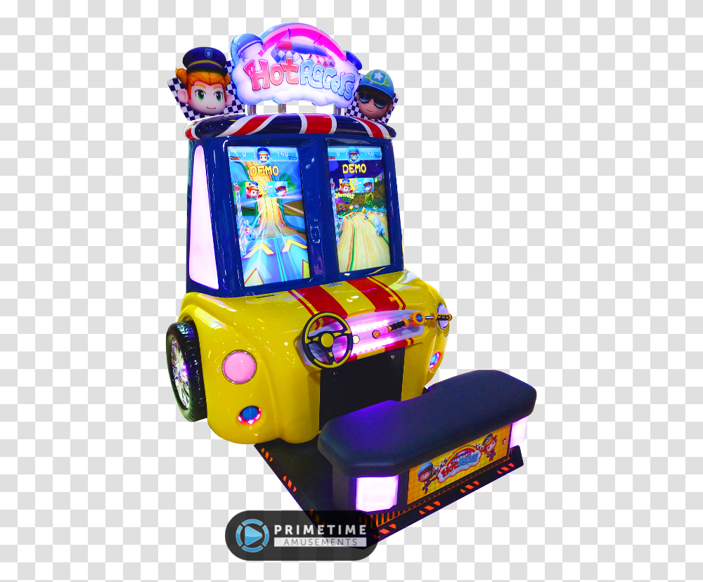 Hot Racers Arcade Game For Kids By Sega Hot Racers Arcade, Toy, Arcade Game Machine, Helmet Transparent Png