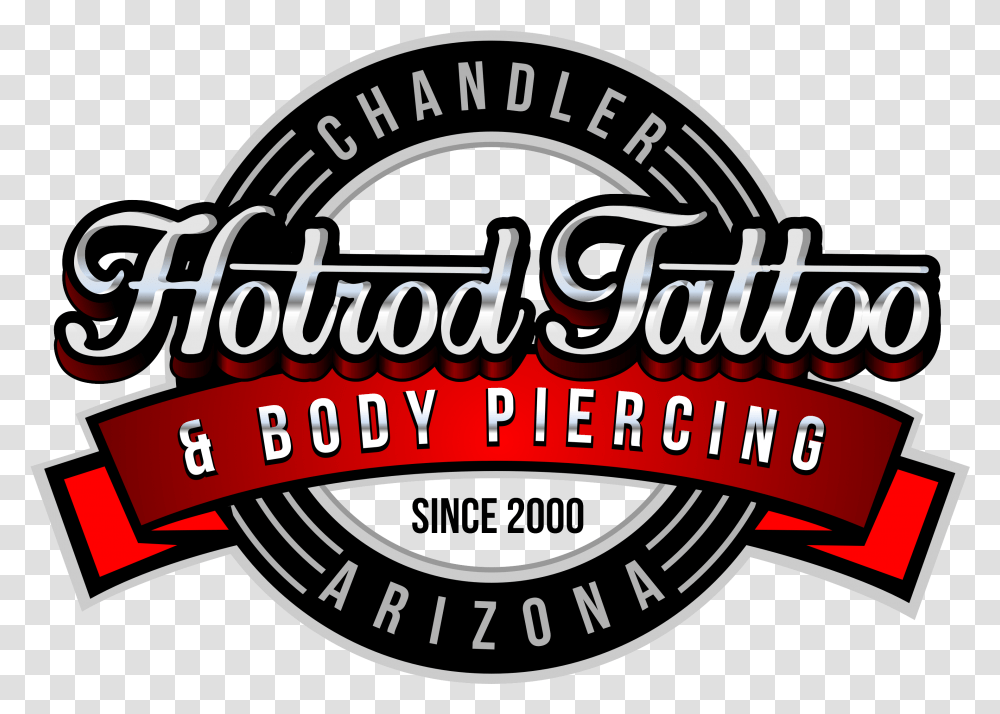 Hot Rod Logo Art Tattoo, Label, Flyer Transparent Png