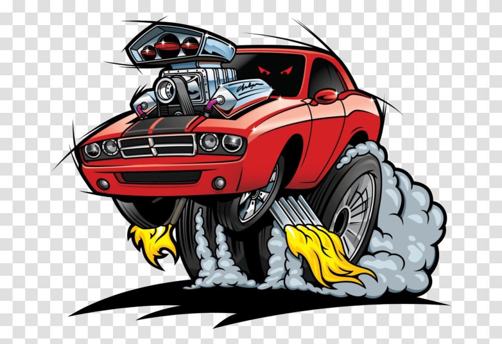 Hot Rod Wheels Clipart Race Car Cartoon Free Cartoon Hot Rod, Vehicle, Transportation, Sports Car, Coupe Transparent Png