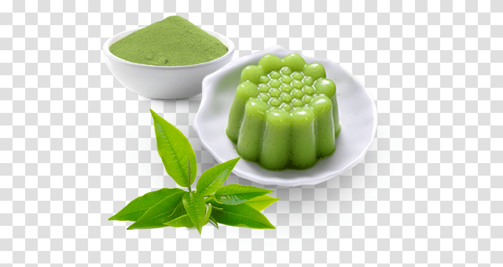 Hot Selling Bubble Tea Topping Matcha Pudding Powder Background Green Tea Leaves, Plant, Vase, Jar, Pottery Transparent Png