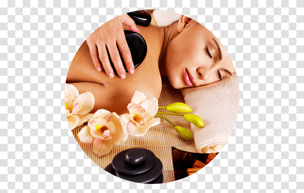 Hot Stone Massage, Person, Human, Spa, Face Transparent Png