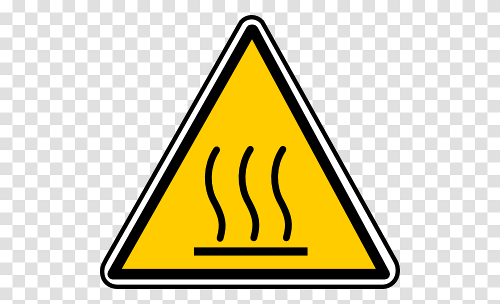 Hot Surface Danger Clip Art, Road Sign, Triangle Transparent Png