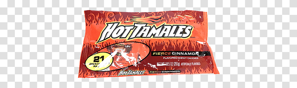 Hot Tamales Fierce Cinnamon Chewy Hot Tamales, Text, Paper, Advertisement, Flyer Transparent Png