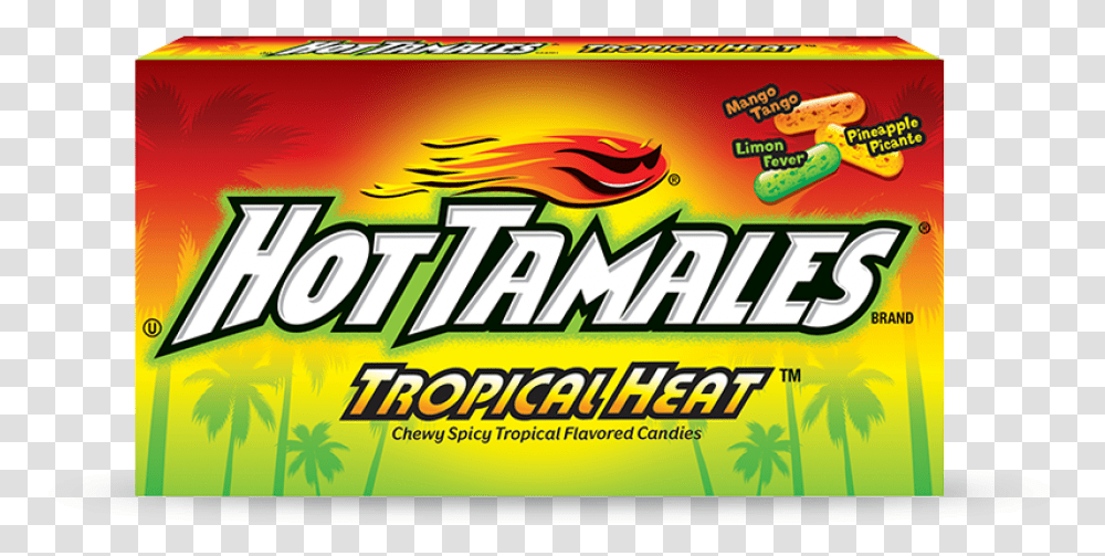 Hot Tamales Tropical Heat, Plant, Gum, Advertisement, Flyer Transparent Png