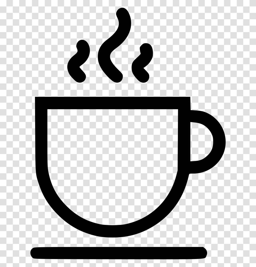 Hot Tea, Coffee Cup, Stencil, Logo Transparent Png