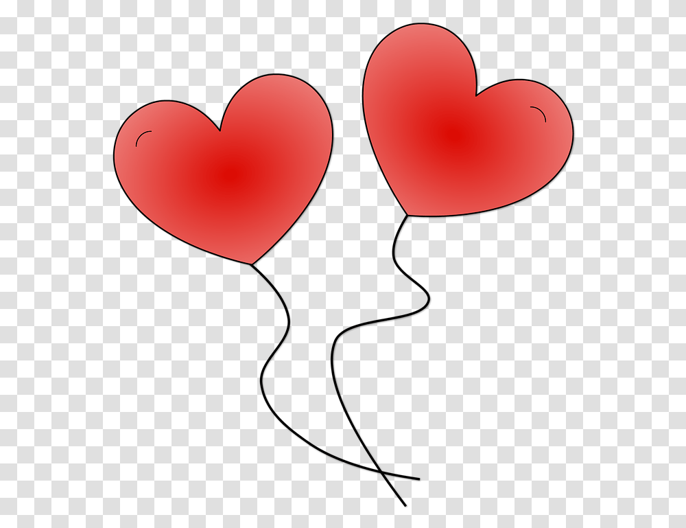 Hot Temperature Clipart Palloncino Cuore, Heart, Balloon, Cushion Transparent Png