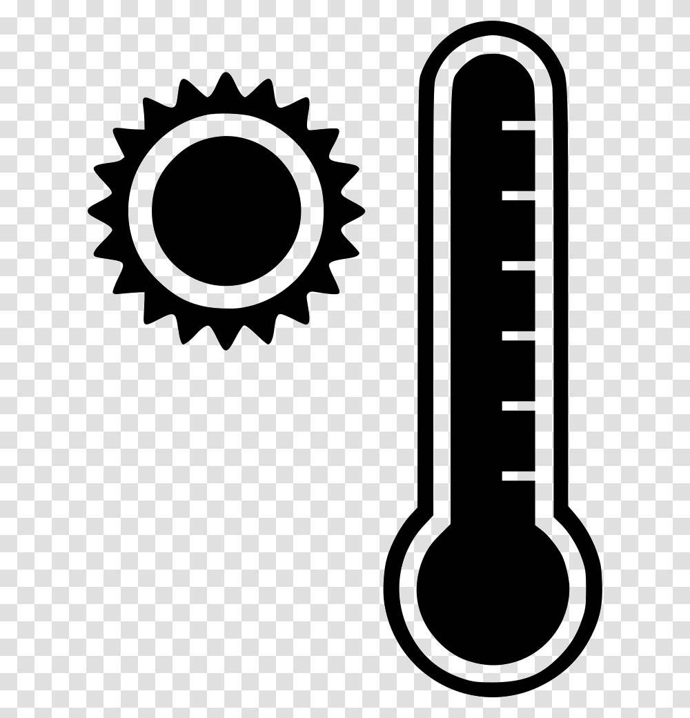 Hot Thermometer Clipart, Machine, Electronics, Gear, Stencil Transparent Png