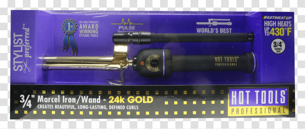 Hot Tools Gold 34 Rifle, Pen, Light, Machine, Advertisement Transparent Png