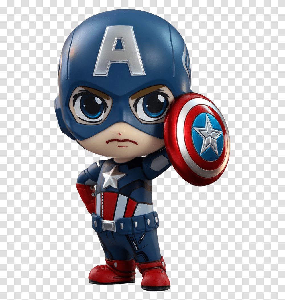 Hot Toys Cosbaby Captain America, Apparel, Helmet, Costume Transparent Png