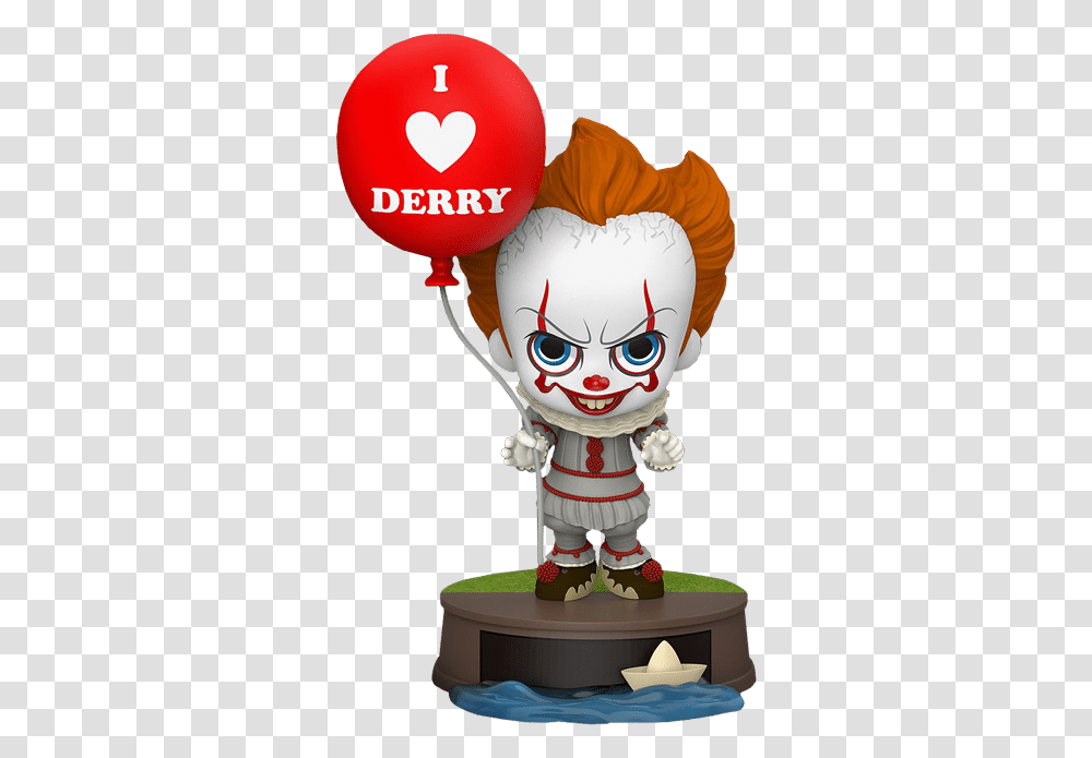 Hot Toys It Pennywise With Balloon Cosbaby Cosbaby Pennywise, Doll Transparent Png
