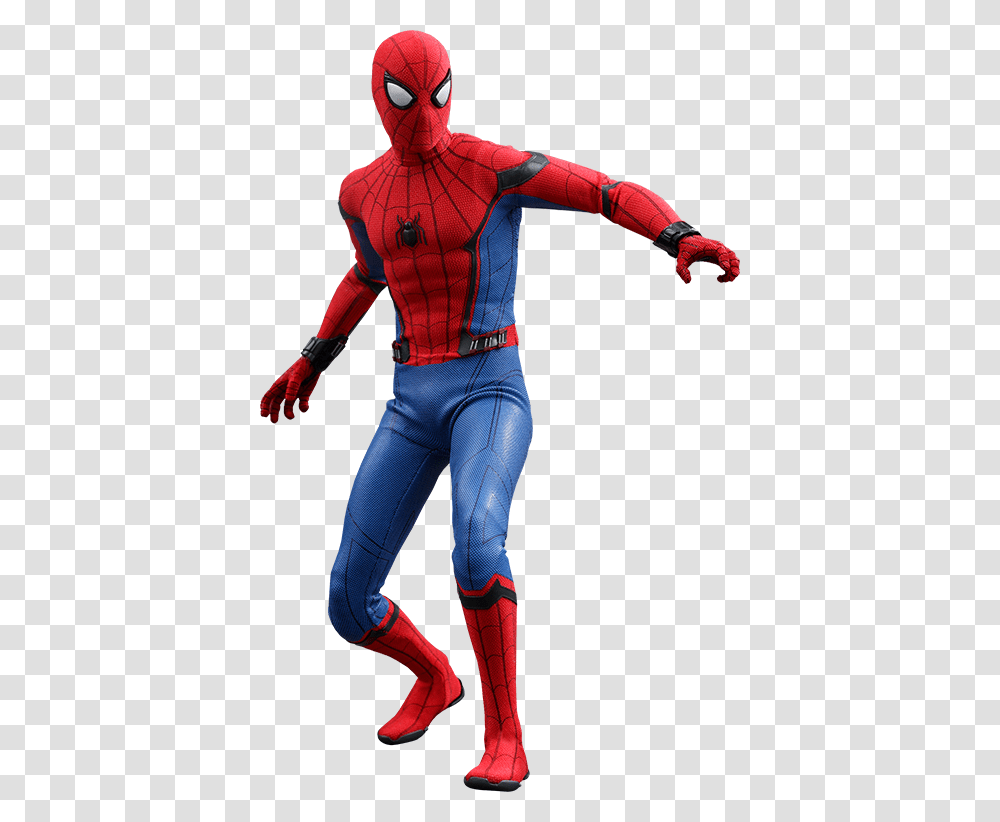 Hot Toys Spiderman, Person, Spandex, Costume Transparent Png