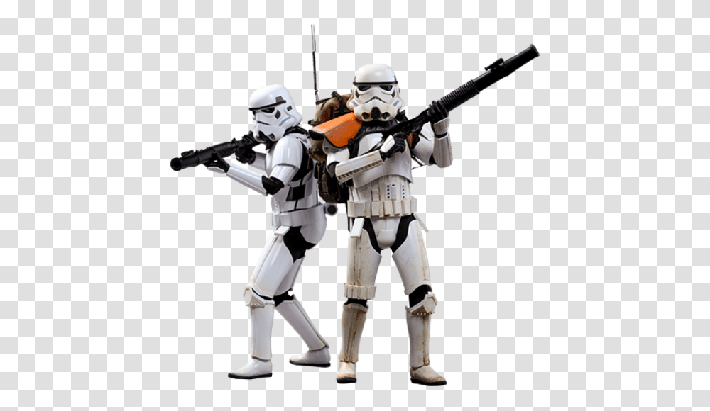 Hot Toys Star Wars Stormtrooper Twinset Figure Scale, Helmet, Apparel, Robot Transparent Png