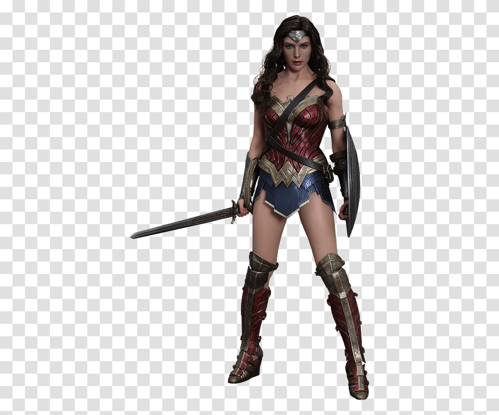 Hot Toys Wonder Woman Sixth Scale Figure Wonder Woman Gal Gadot Full Body, Costume, Person, Female Transparent Png