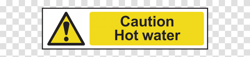 Hot Water Sign 200mm X 50mm Sign, Label, Road Sign Transparent Png