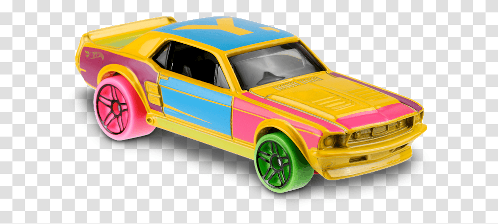 Hot Wheels 67 Ford Mustang Coupe, Sports Car, Vehicle, Transportation, Machine Transparent Png