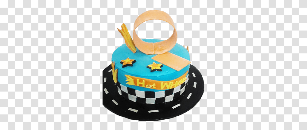 Hot Wheels Blue Birthday Cake Taubys Home Bakery Nagpur Birthday Cake, Dessert, Food, Icing, Cream Transparent Png