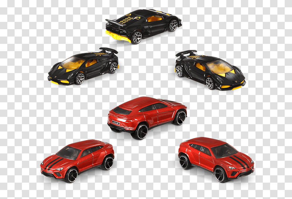 Hot Wheels Colecao Lamborghini, Car, Vehicle, Transportation, Machine Transparent Png