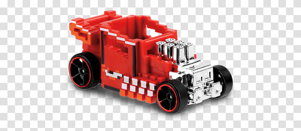 Hot Wheels Pixel Shaker, Fire Truck, Vehicle, Transportation, Machine Transparent Png