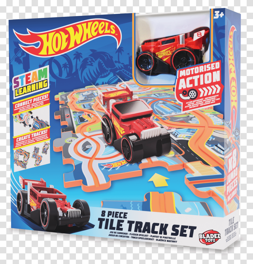 Hot Wheels Tile Track Set Hot Wheels 2011, Machine, Arcade Game Machine, Car, Vehicle Transparent Png