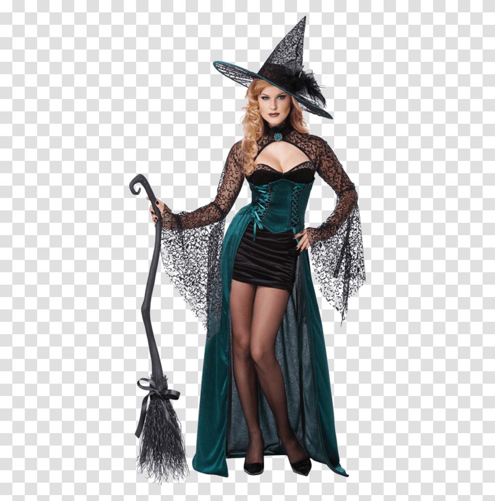 Hot Women Halloween Costume, Dress, Person, Hat Transparent Png