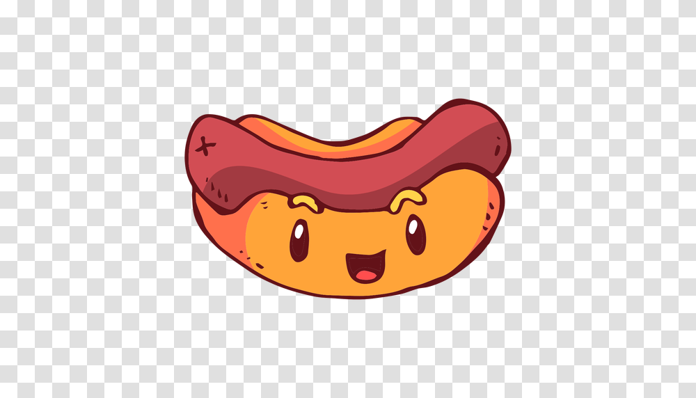 Hotdog Character Cartoon, Teeth, Mouth, Lip, Food Transparent Png