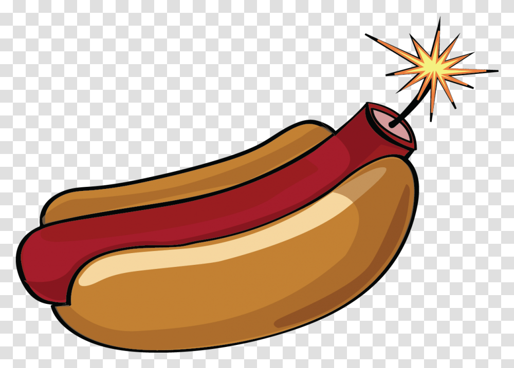 Hotdog Clipart Bratwurst, Hot Dog, Food, Banana, Fruit Transparent Png