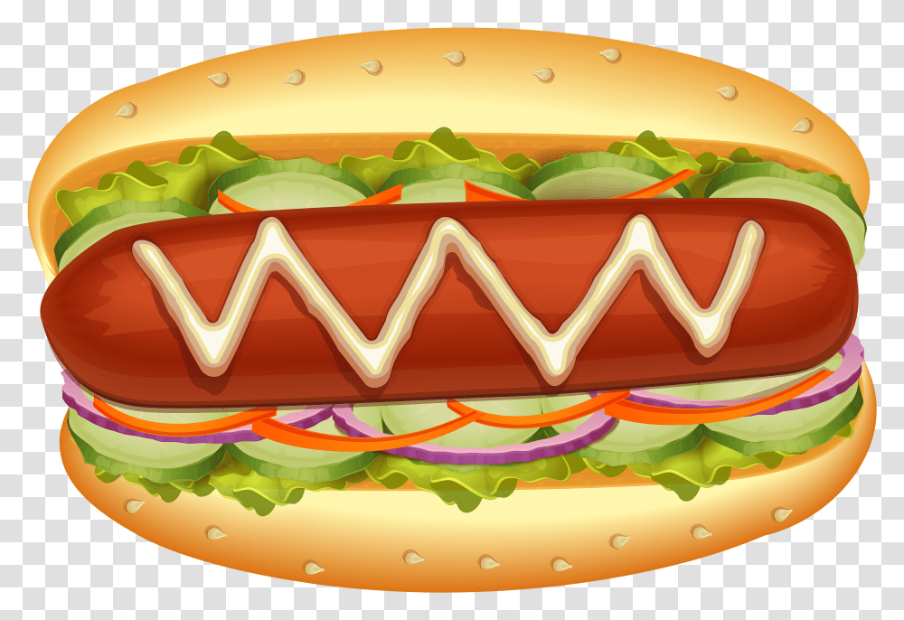 Hotdog Food Clip Art, Birthday Cake, Dessert, Sandwich, Burger Transparent Png