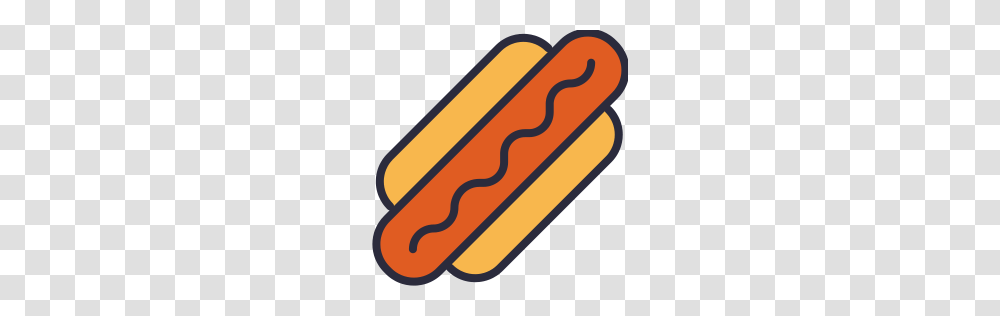 Hotdog Icon Outline Filled, Hot Dog, Food Transparent Png