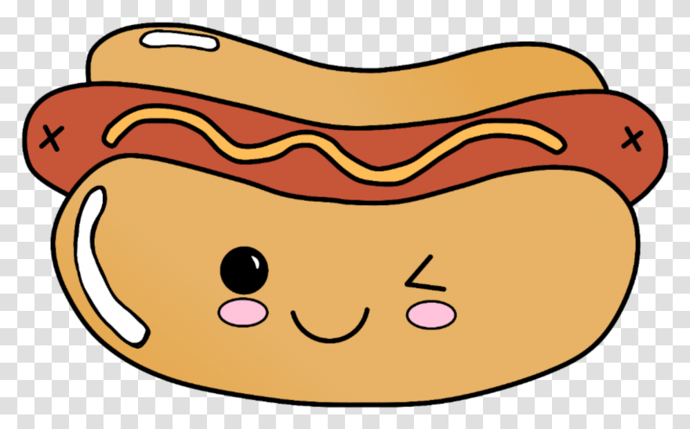 Hotdog Kawaii Emoji Cute Stickerfreetoedit Ftestickers Cute Hot Dog Emoji Transparent Png