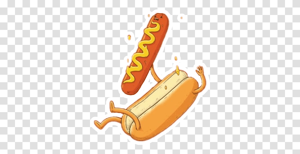 Hotdog Sticker By M Clip Art, Food, Hot Dog Transparent Png