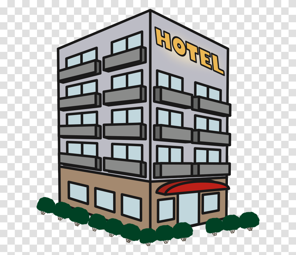 Hotel Building Apartment Clipart, Office Building, Urban, Housing, Furniture Transparent Png