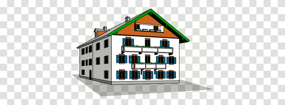 Hotel Clip Art Free, Housing, Building, House, Cottage Transparent Png