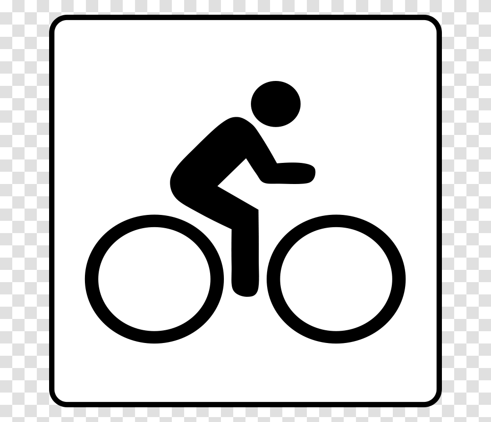 Hotel Icon Near Bike Route, Transport, Sign, Road Sign Transparent Png
