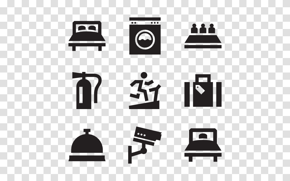 Hotel Icon Packs, Silhouette, Poster, Advertisement Transparent Png