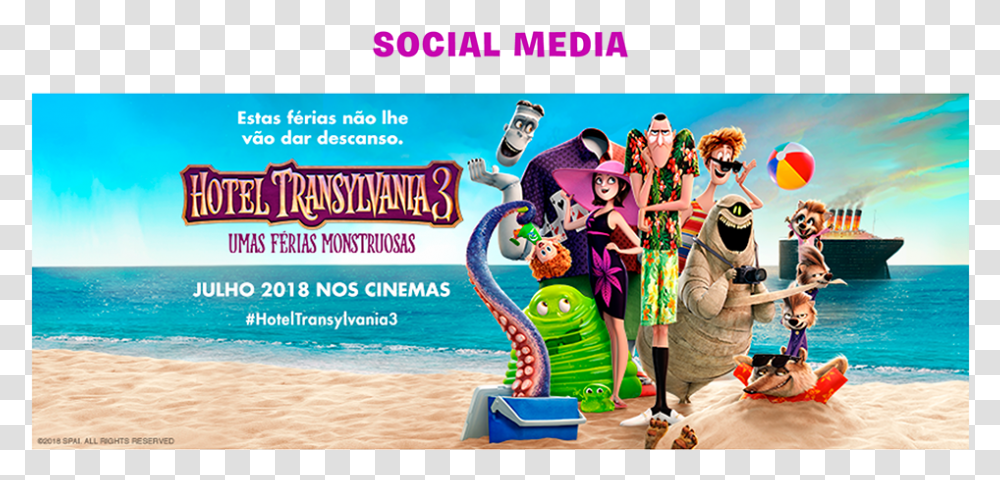 Hotel Transylvania 3 Summer Vacation 2018 Poster, Person, People, Advertisement Transparent Png