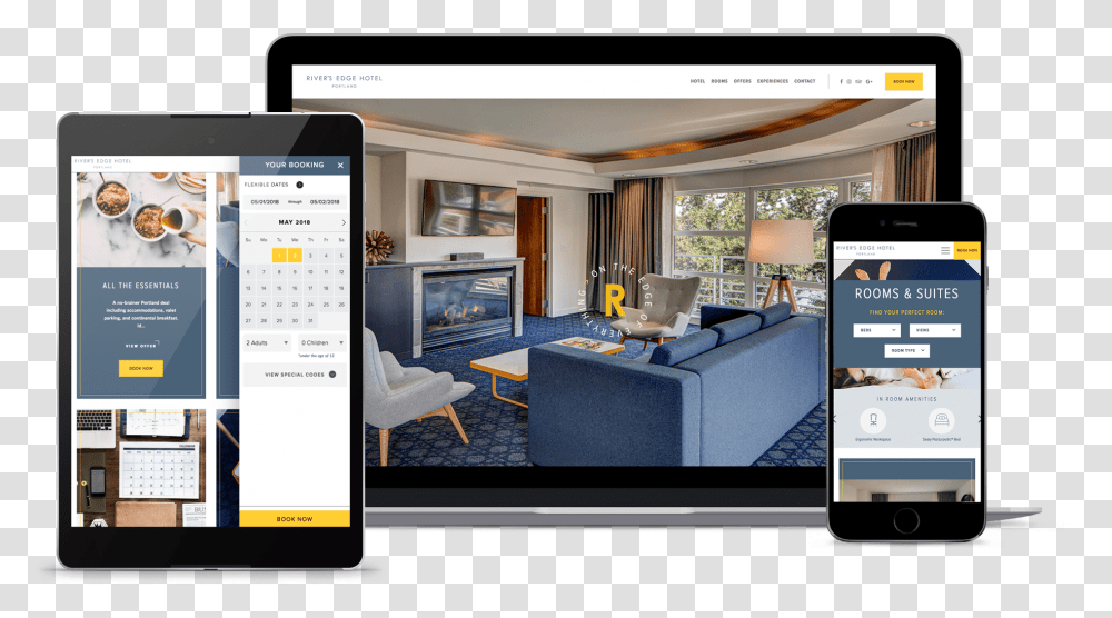 Hotel Websites Hotel Web Design, Mobile Phone, Electronics, Monitor, Screen Transparent Png