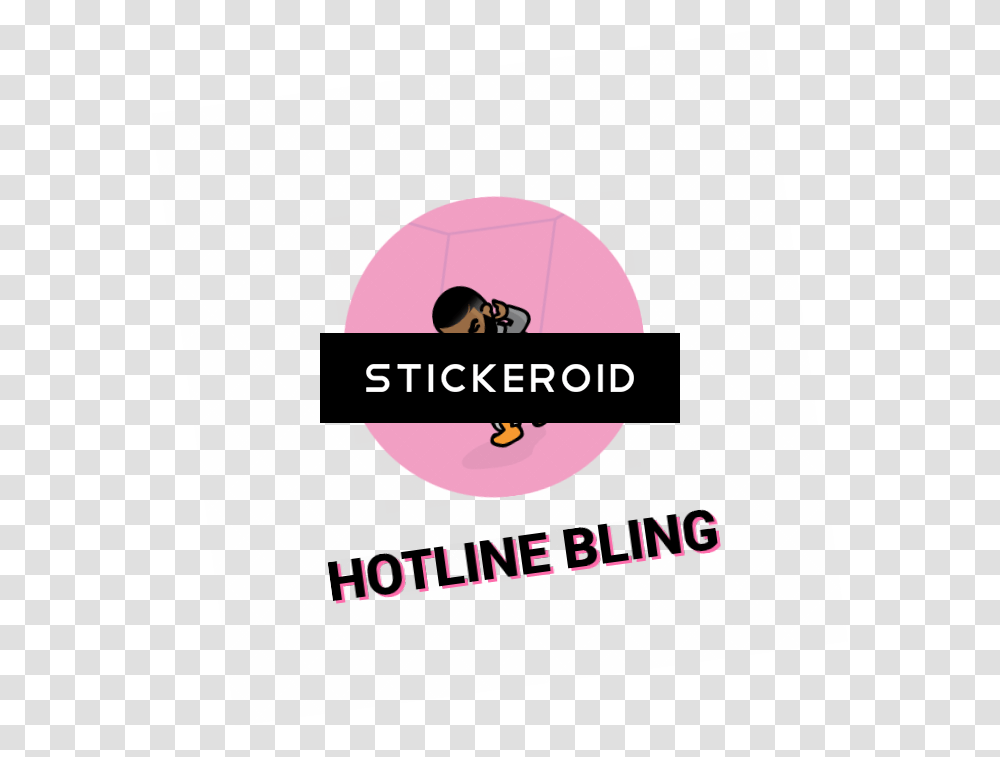 Hotline Bling Drake Drizzy Graphic Design, Label, Logo Transparent Png