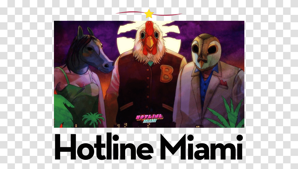 Hotline Miami, Horse, Animal, Person Transparent Png