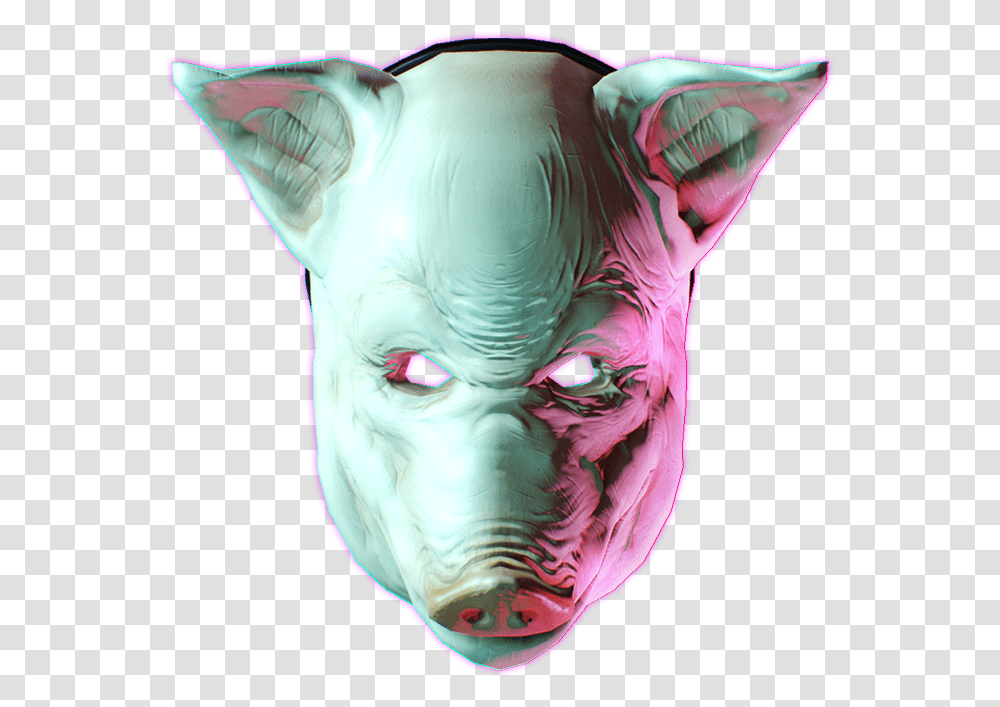 Hotline Miami Payday 2 Mask Payday 2 Pig Mask, Head, Alien, Person, Human Transparent Png