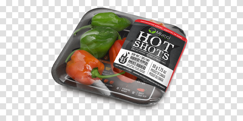 Hotshots Habanero New Hot Peppers In Packages, Plant, Vegetable, Food, Bell Pepper Transparent Png