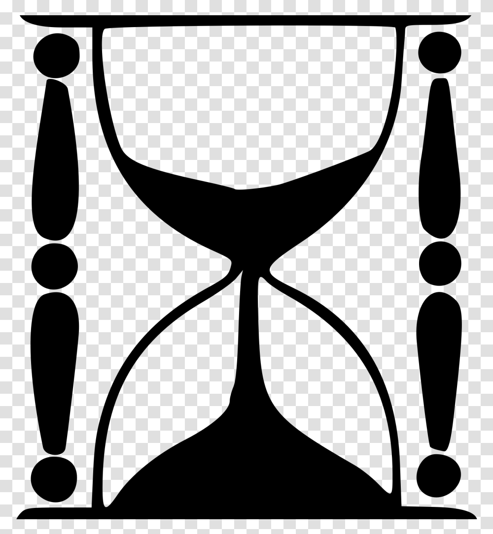 Hour Glass Silhouette Clipart Hourglass, Gray, World Of Warcraft Transparent Png